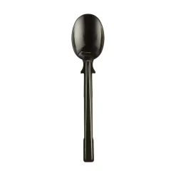 SmartStock T-Series Disposable Cutlery Refills, Polypropylene Soup Spoons, Black, 40 Spoons Per Refill, Box Of 24 Refills