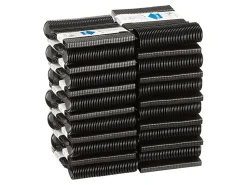 SmartStock T-Series Disposable Cutlery Refills, Polypropylene Soup Spoons, Black, 40 Spoons Per Refill, Box Of 24 Refills