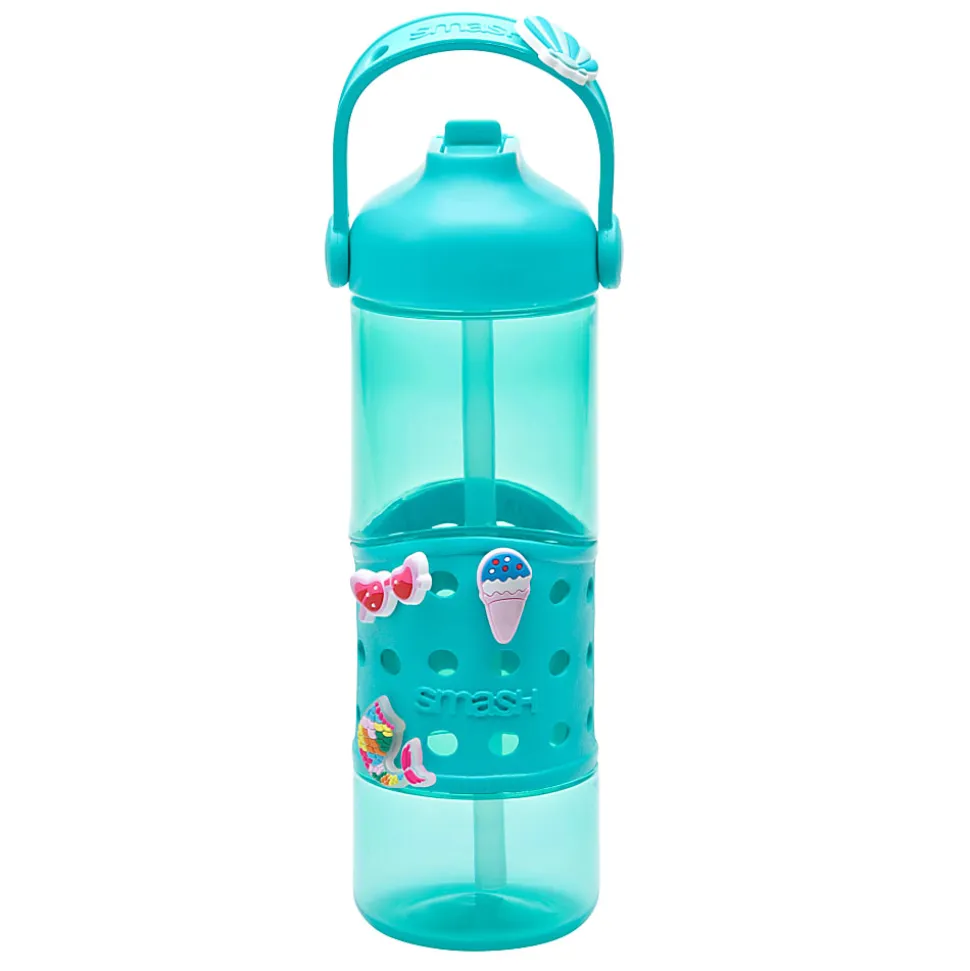 Smash Charms Water Bottle, 25 Oz, Teal