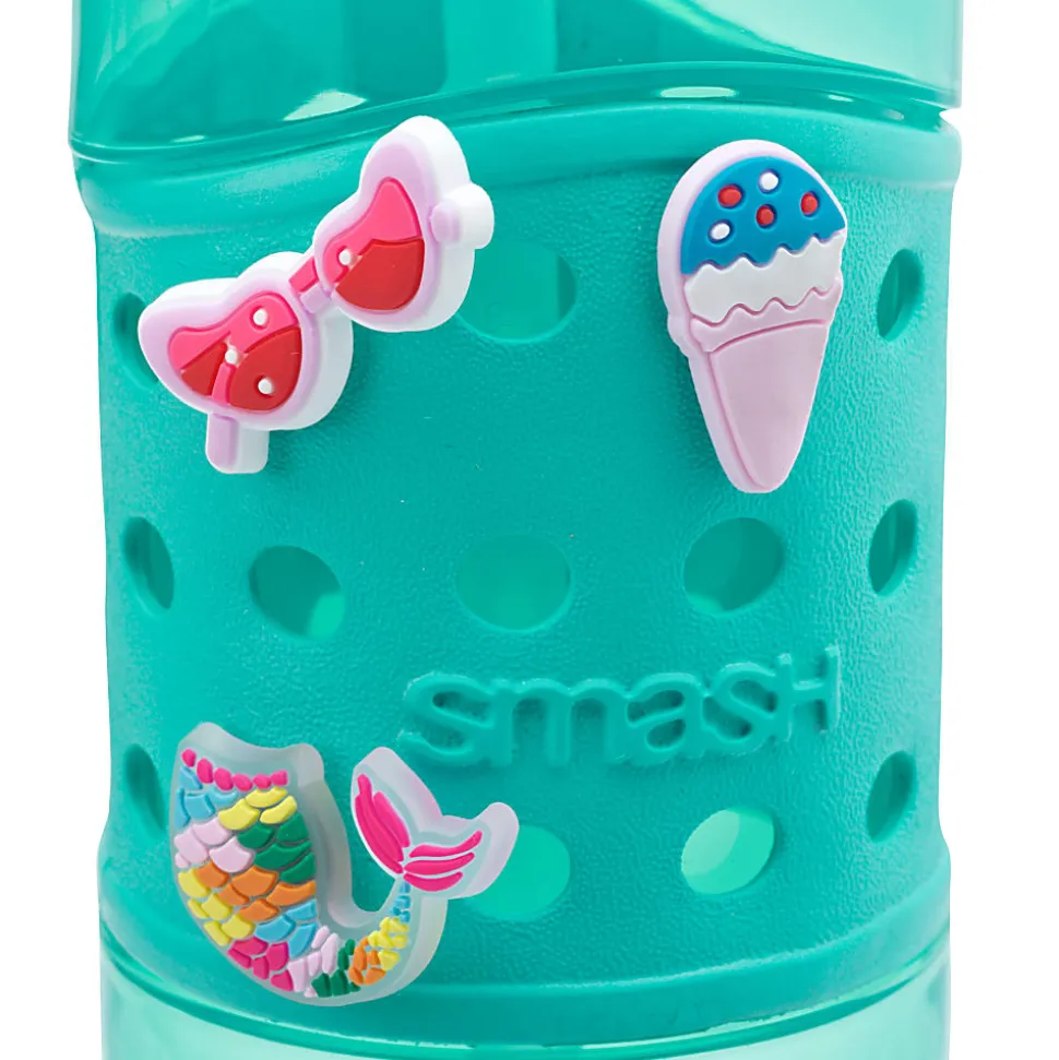 Smash Charms Water Bottle, 25 Oz, Teal
