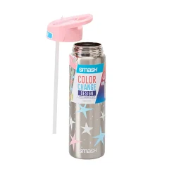 Smash Color Change Stainless Steel Water Bottle, 25 Oz, Star