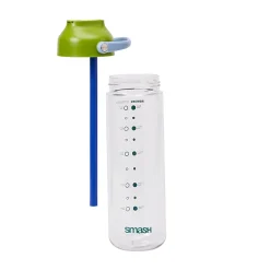 Smash Icon Sipper Drink Bottle, 27 Oz, Blue