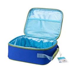 Smash Insulated Duo Handle Lunch Bag, 4-15/16”H x 8-1/2”W x 5-15/16”D, Blue
