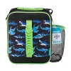 Smash Insulated Duo Lunch Bag, 4-3/16”H x 9-7/8”W x 10-1/4”D, Shark