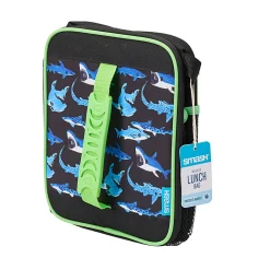 Smash Insulated Duo Lunch Bag, 4-3/16”H x 9-7/8”W x 10-1/4”D, Shark