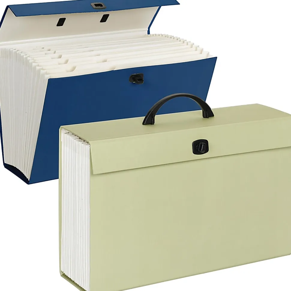 Smead® A-Z Expanding File Box, Assorted