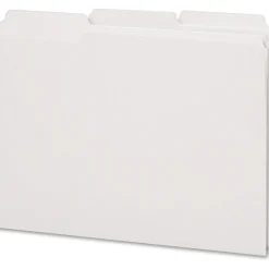 Smead Colored 1/3 Tab Cut Letter Recycled Top Tab File Folder - 8 1/2