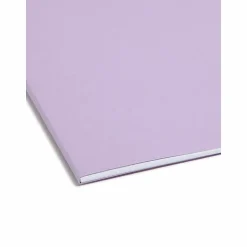 Smead® Colored Top-Tab Fastener File Folders, 8 1/2