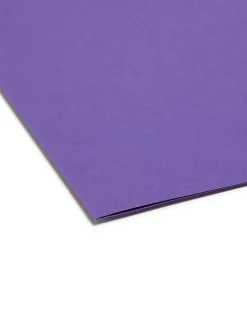 Smead® Color File Folders, Letter Size, 1/3 Cut, Jewel Tones, Box Of 100