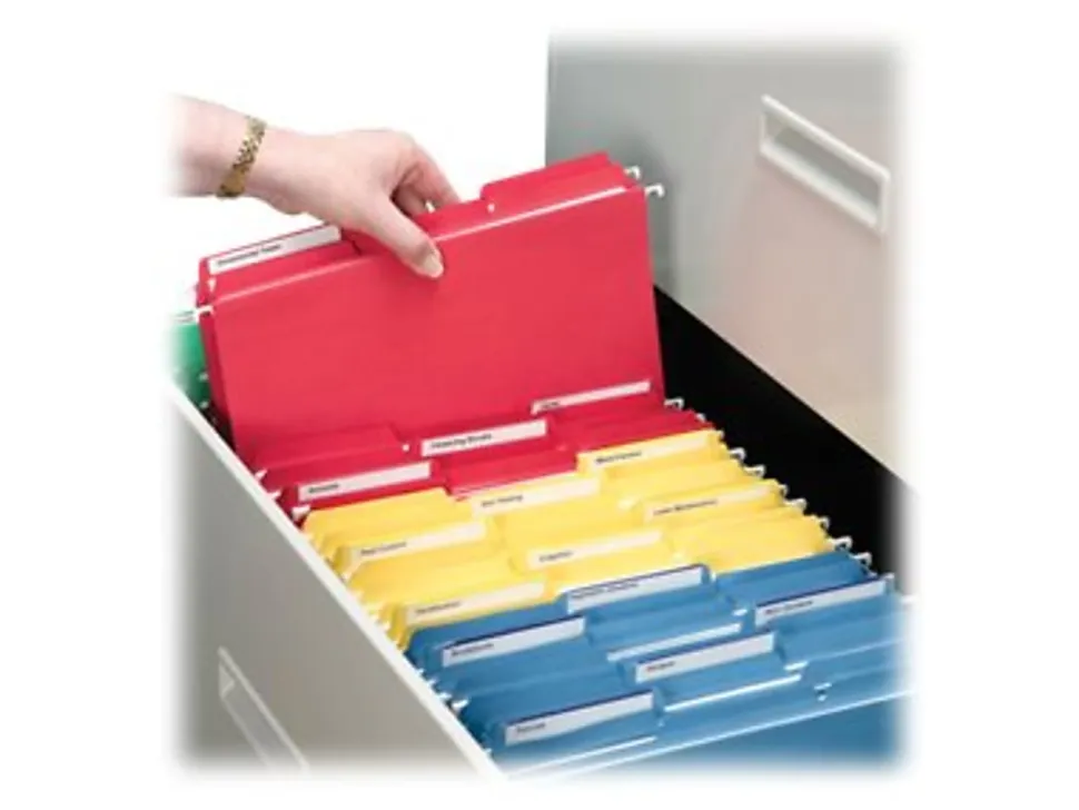 Smead® Color File Folders, Letter Size, 1/3 Cut, Brights, Box Of 100