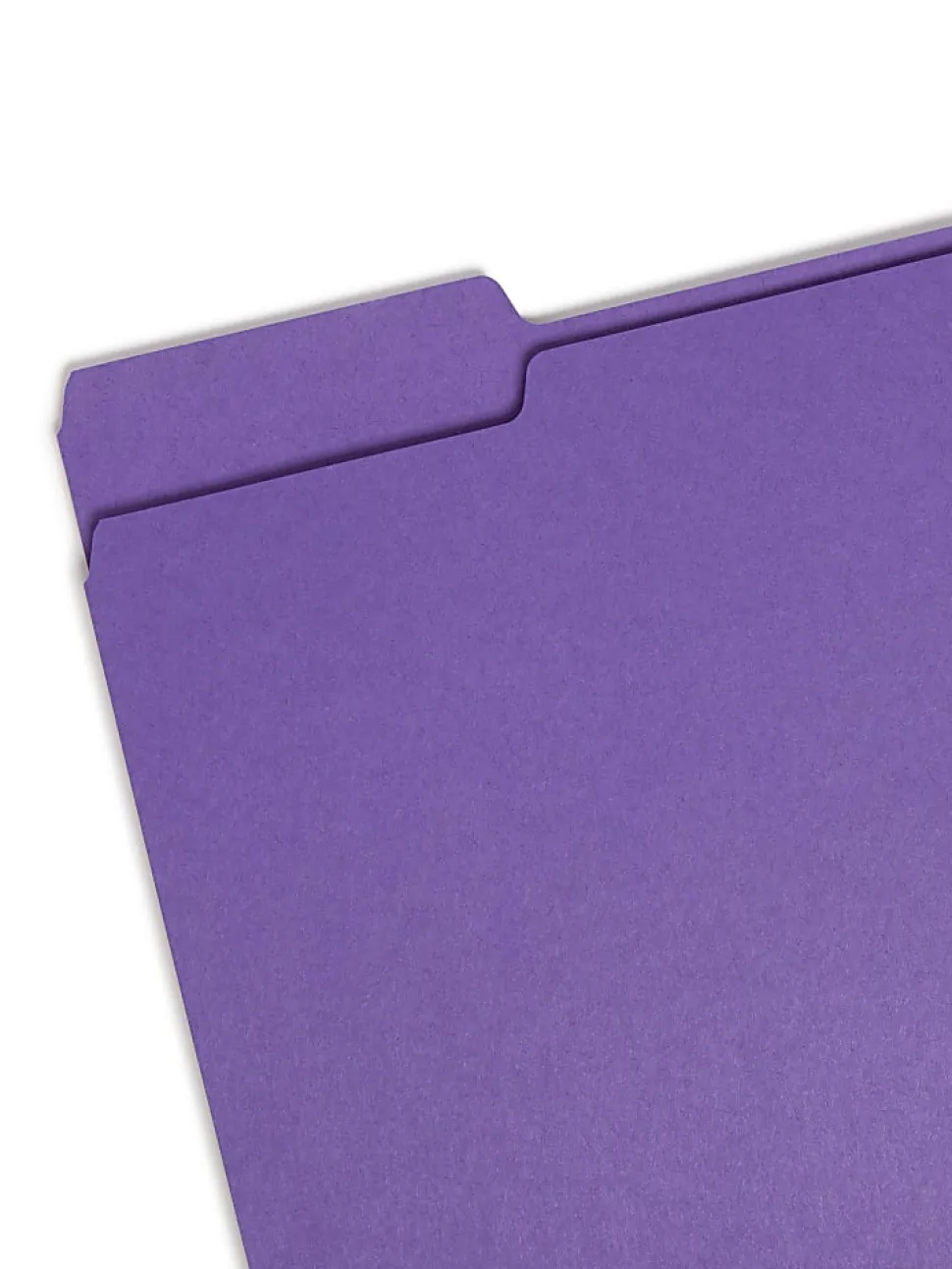 Smead® Color File Folders, Letter Size, 1/3 Cut, Purple, Box Of 100