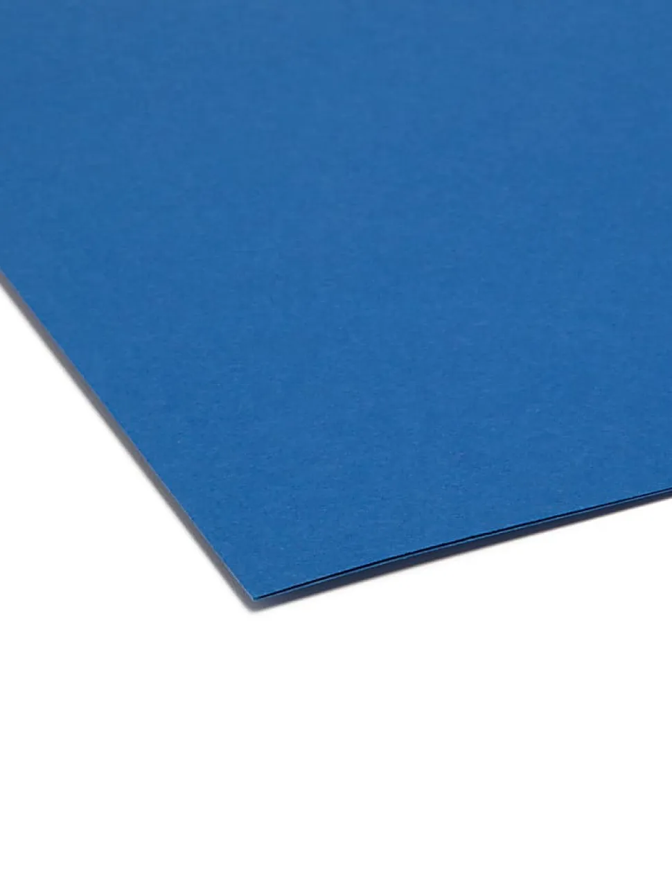 Smead® Color File Folders, Letter Size, 1/3 Cut, Navy, Box Of 100
