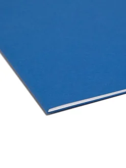 Smead® Color File Folders, Letter Size, 1/3 Cut, Navy, Box Of 100