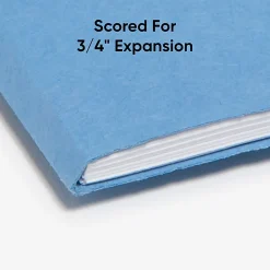 Smead® Color File Folders, Letter Size, 1/3 Cut, Blue, Box Of 100 (12043)