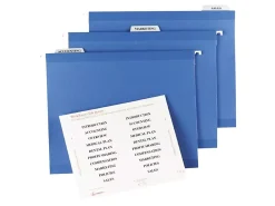 SmeadĀ® Color File Folders, With Reinforced Tabs, Legal Size, 1/3 Cut, Lavender, Box Of 100