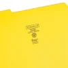 Smead® Color File Folders, With Reinforced Tabs, Letter Size, 1/3 Cut, Yellow, Box Of 100