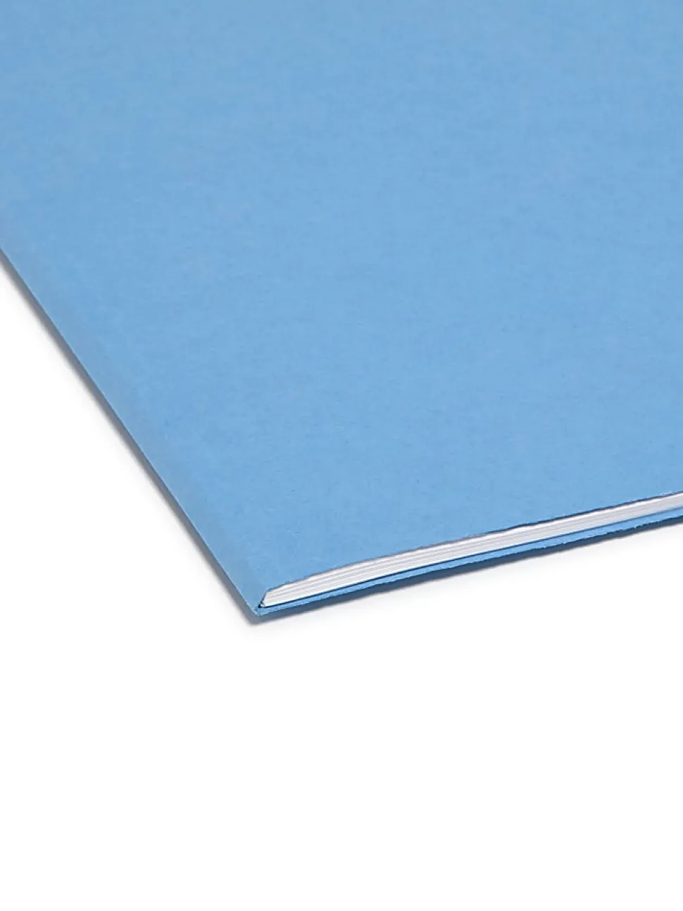 Smead® Color File Folders, With Reinforced Tabs, Legal Size, 1/3 Cut, Blue, Box Of 100