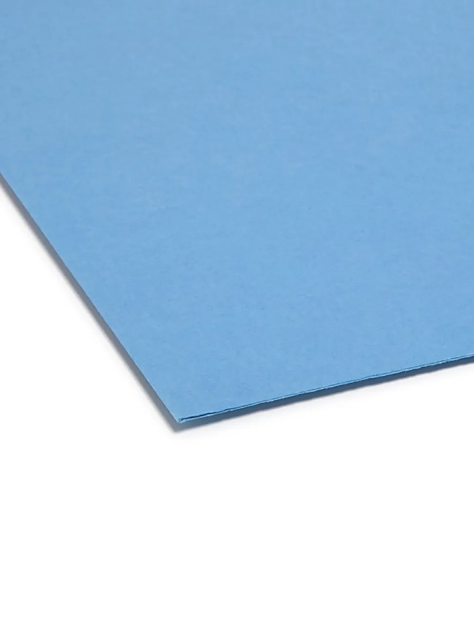 Smead® Color File Folders, With Reinforced Tabs, Legal Size, 1/3 Cut, Blue, Box Of 100