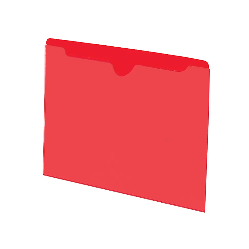 Smead® Color File Jackets, Letter Size, Red, Pack Of 100