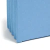 Smead® Color File Pockets, 3 1/2" Expansion, 9 1/2" x 11 3/4", Blue, Pack Of 25