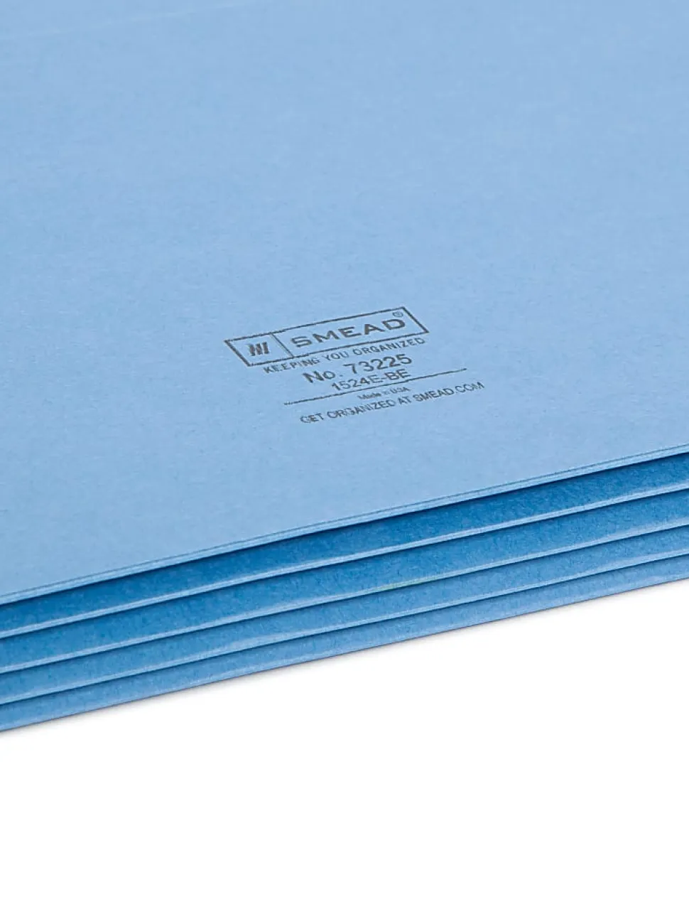 Smead® Color File Pockets, 3 1/2" Expansion, 9 1/2" x 11 3/4", Blue, Pack Of 25