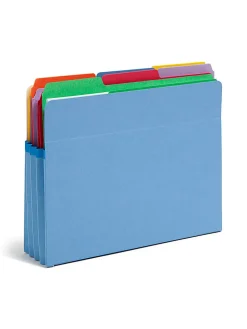 Smead® Color File Pockets, 3 1/2