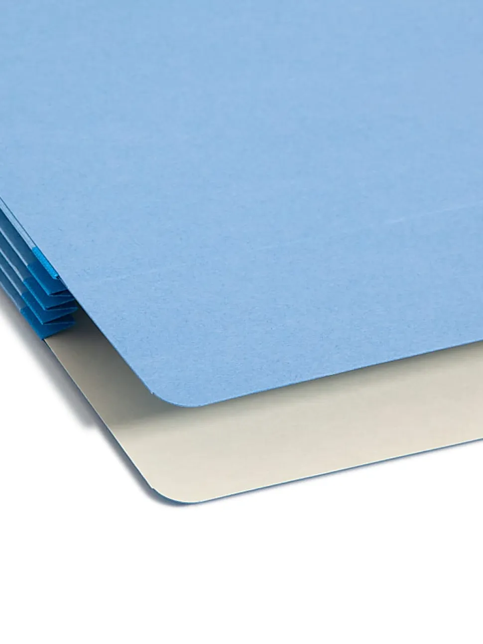 Smead® Color File Pockets, 3 1/2" Expansion, 9 1/2" x 11 3/4", Blue, Pack Of 25