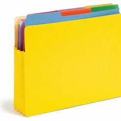 Smead® Color File Pockets, 3 1/2