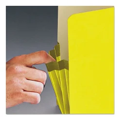 Smead® Color File Pockets, Letter Size, 5 1/4