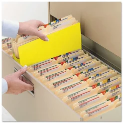 Smead® Color File Pockets, Letter Size, 5 1/4