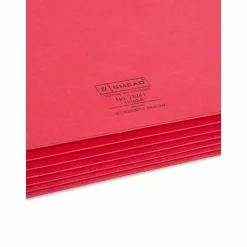 Smead® Color File Pockets, Letter Size, 5 1/4