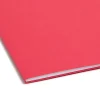 Smead® Color Reinforced Tab Fastener Folders, Legal Size, 1/3 Cut, Red, Pack Of 50