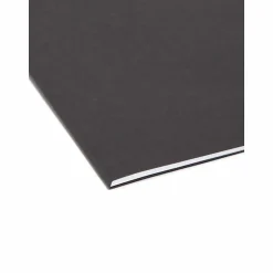 Smead® 1/3-Cut Interior Folders, Letter Size, Black, Box Of 100