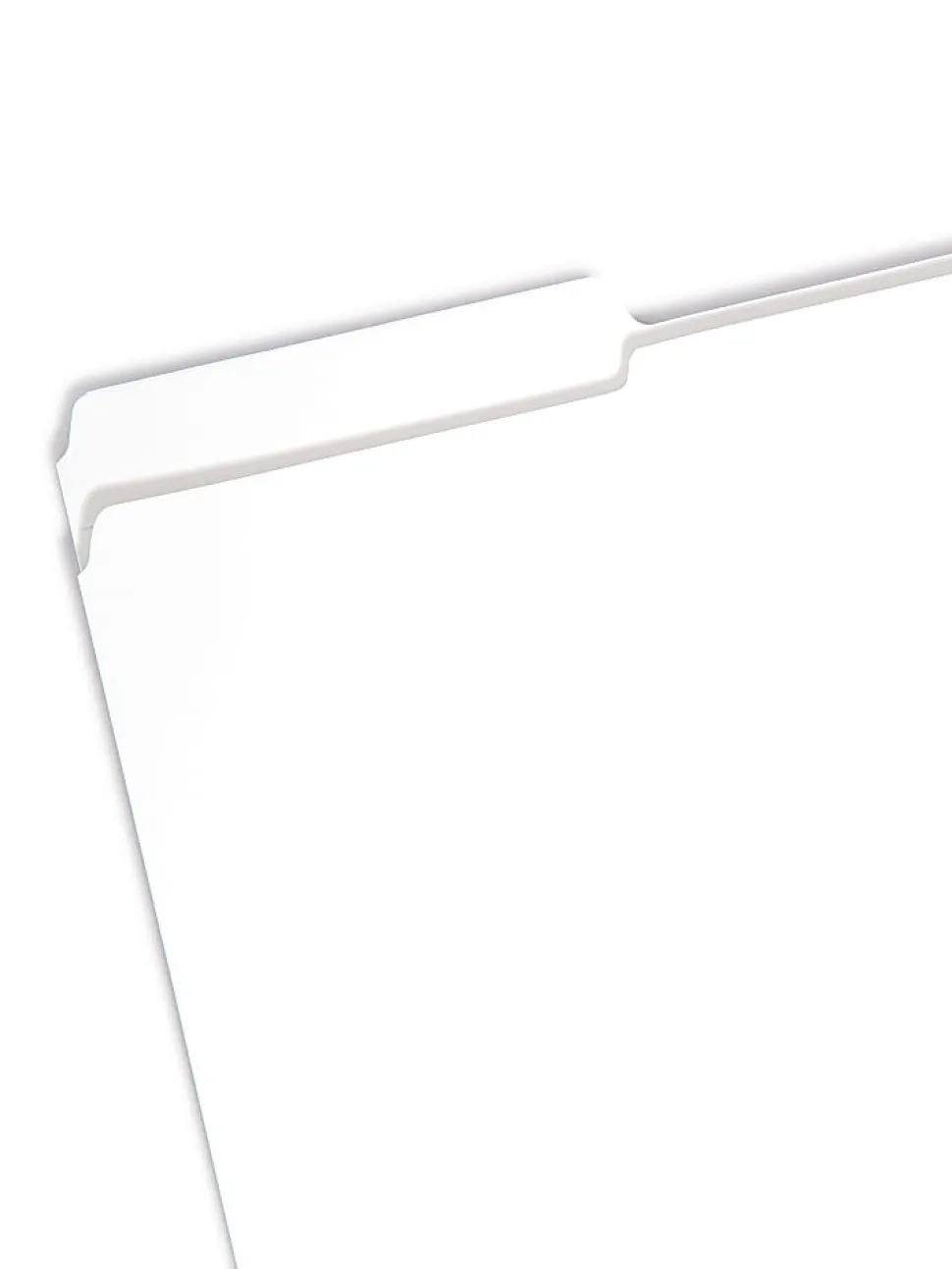 Smead® 1/3-Cut 2-Ply Color File Folders, Legal Size, White, Box Of 100