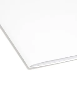 Smead® 1/3-Cut 2-Ply Color File Folders, Letter Size, White, Box Of 100