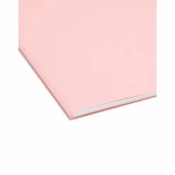 Smead® 1/3-Cut 2-Ply Color File Folders, Legal Size, Pink, Box Of 100