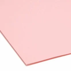 Smead® 1/3-Cut 2-Ply Color File Folders, Legal Size, Pink, Box Of 100