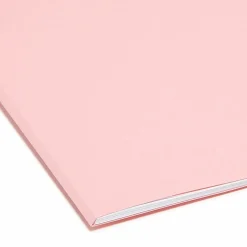 Smead® 1/3-Cut 2-Ply Color File Folders, Legal Size, Pink, Box Of 100