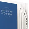 Smead® Desk File/Sorter, A-Z, Letter Size, 35% Recycled, Dark Blue
