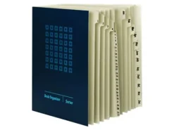 Smead® Desk File/Sorter, 1-31/January-December, Letter Size, 35% Recycled, Blue