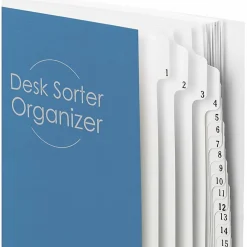 Smead® Desk File/Sorter, 1-31, Letter Size, 35% Recycled, Blue