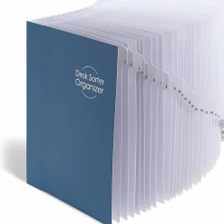 Smead® Desk File/Sorter, 1-31, Letter Size, 35% Recycled, Blue