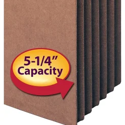 Smead® Easy-Access Top-Tab Tyvek® File Pockets, Legal Size, 5 1/4