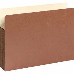 Smead® Easy-Access Top-Tab Tyvek® File Pockets, Legal Size, 3 1/2