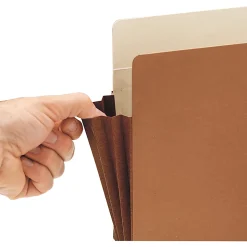 Smead® Easy-Access Top-Tab Tyvek® File Pockets, Letter Size, 3 1/2