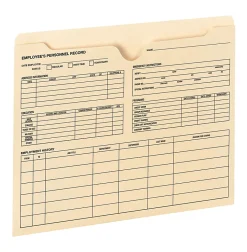 Smead® Employee Record File Jackets, Manila, Pack Of 20
