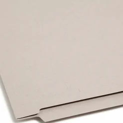 Smead® End-Tab Colored Fastener Folders With Shelf-Master® Reinforced Tab And 2 Fasteners, 3/4