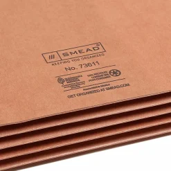 Smead® End-Tab Extra-Wide File Pockets, 3-1/2