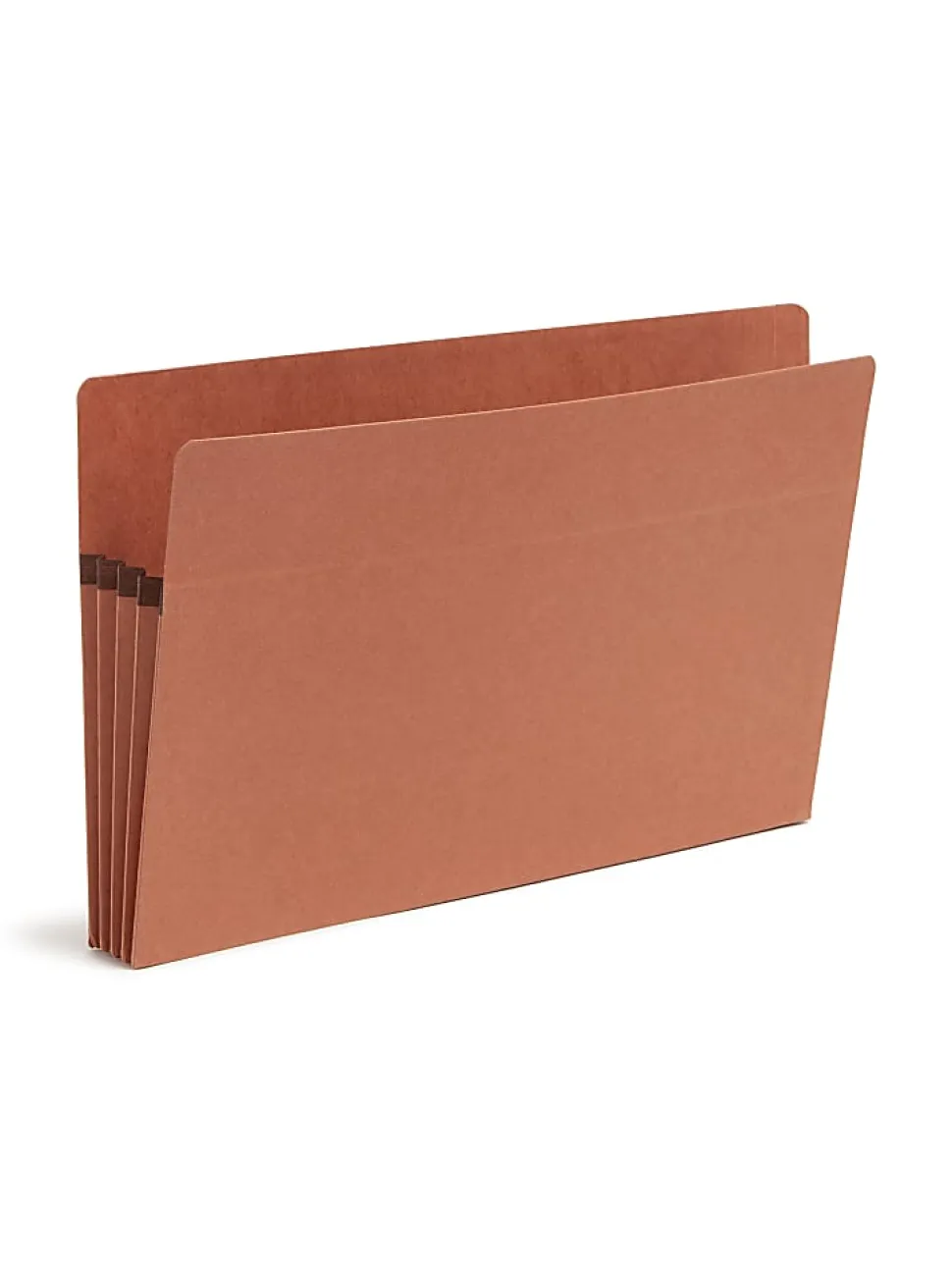 Smead® End-Tab Extra-Wide File Pockets, 3-1/2" Expansion, Extra-Wide Legal Size, 100% Recycled, Redrope, Pack Of 25
