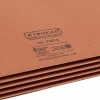 Smead® End-Tab Extra-Wide File Pockets, 3-1/2" Expansion, Extra-Wide Letter Size, 100% Recycled, Redrope, Pack Of 25